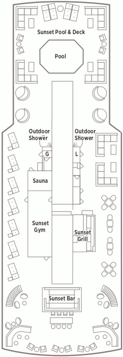 Choose your cabin on Sunset Deck Choose your cabin on Sunset Deck