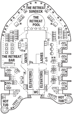 Choose your cabin on Deck 17             