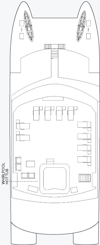 Choose your cabin on Observation Deck             